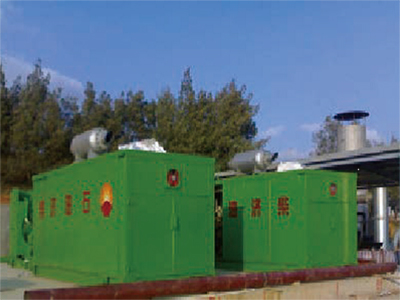 Biogas generator set power plant in Sichuan