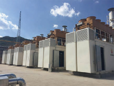 The coal mine gas genset power plant project in Ningxia